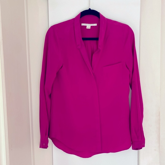 Diane Von Furstenberg silk blouse - Picture 1 of 5